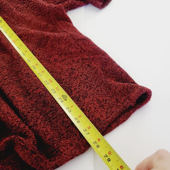 Jessica Simpson Red Off-the-Shoulder Sweater - Picture 13 of 14